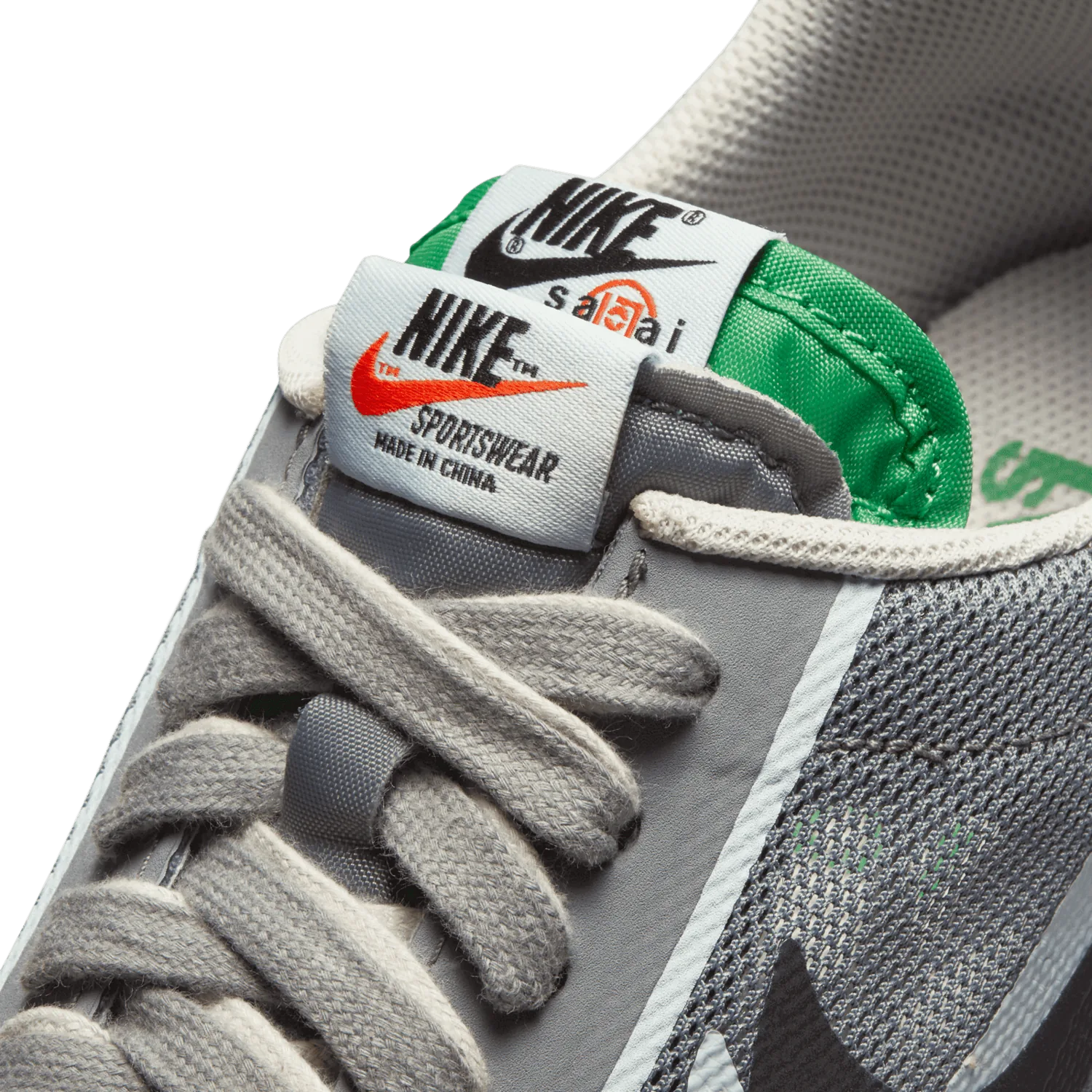 Nike LD Waffle sacai CLOT Cool Grey image 11