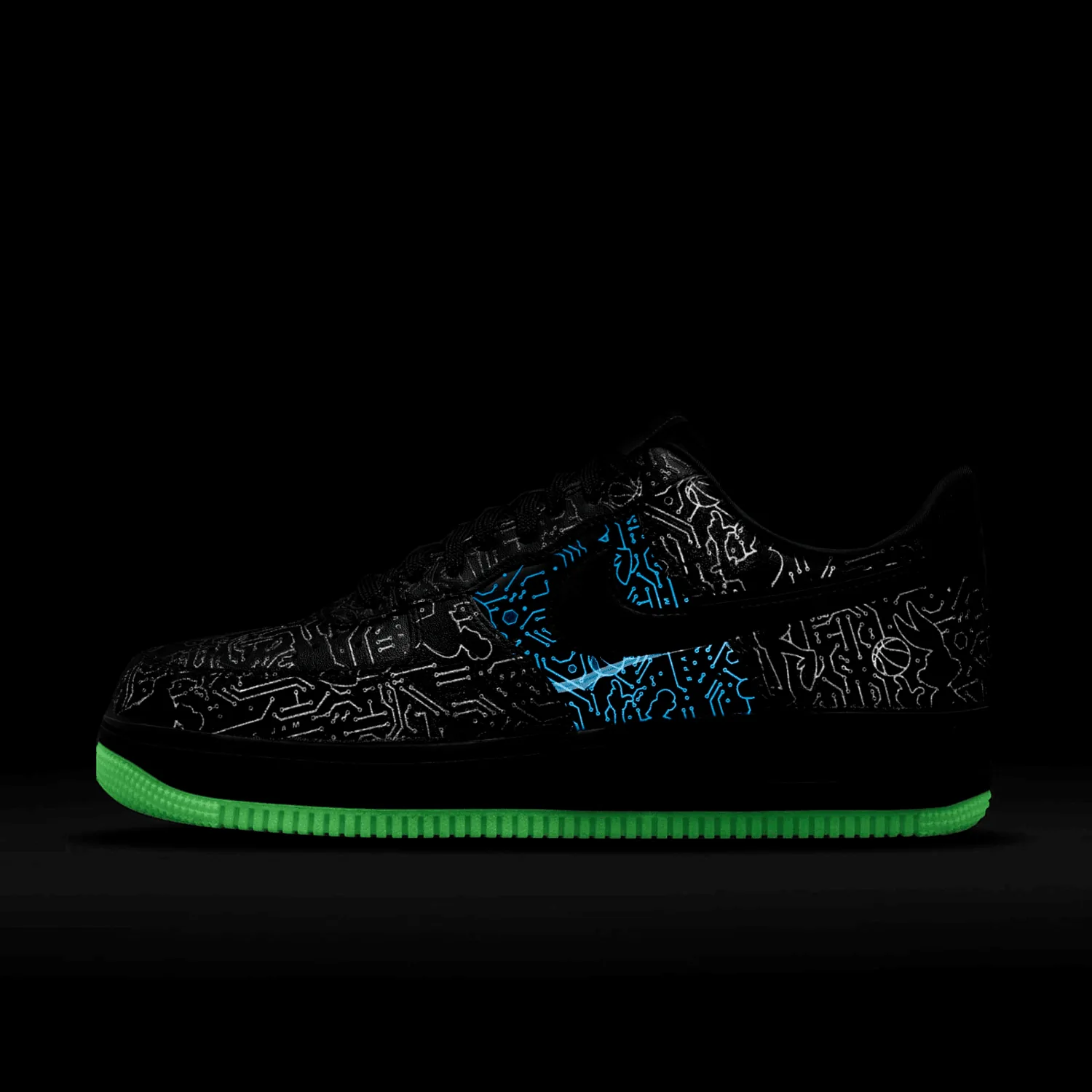 Nike Air Force 1 Low Computer Chip Space Jam image 2