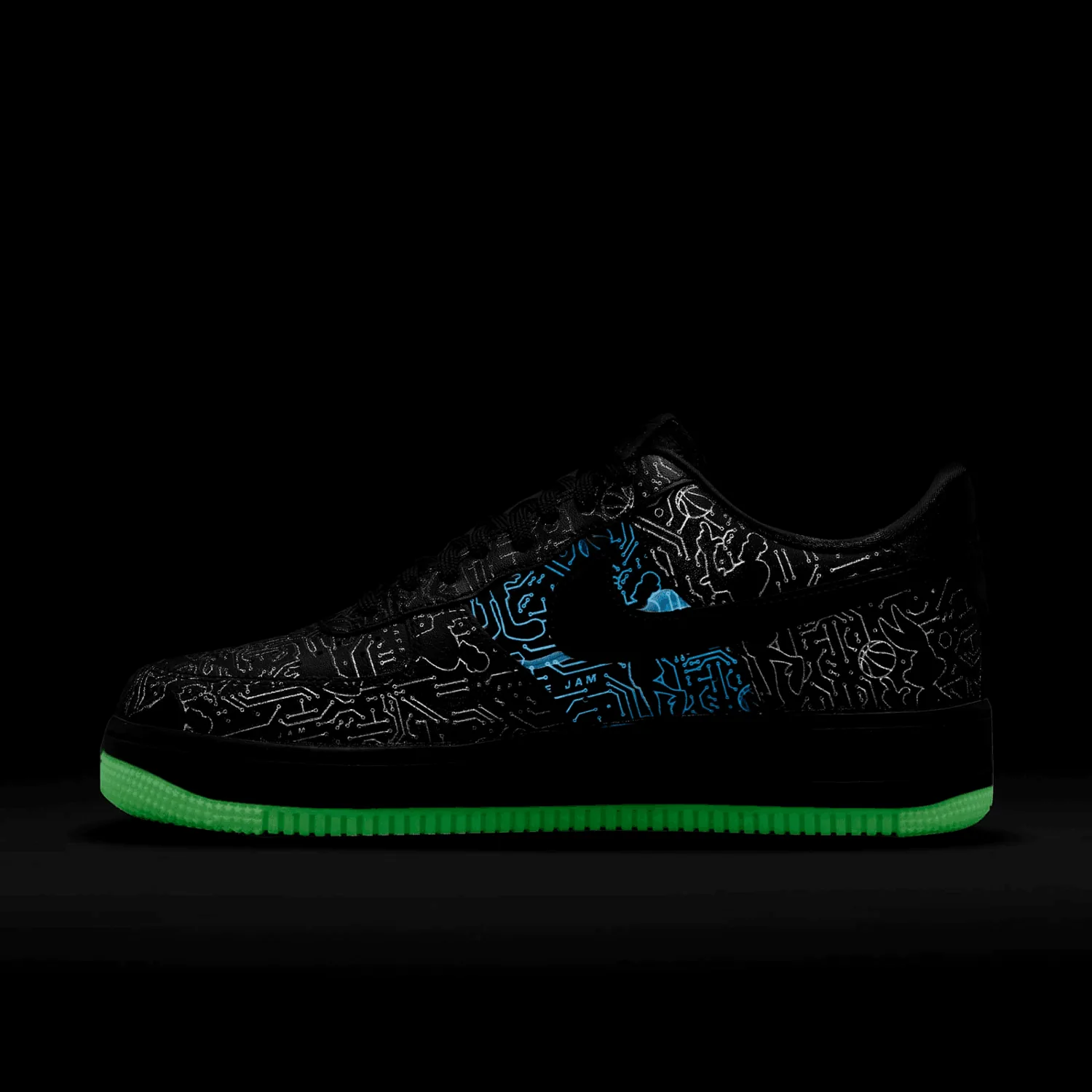 Nike Air Force 1 Low Computer Chip Space Jam image 3