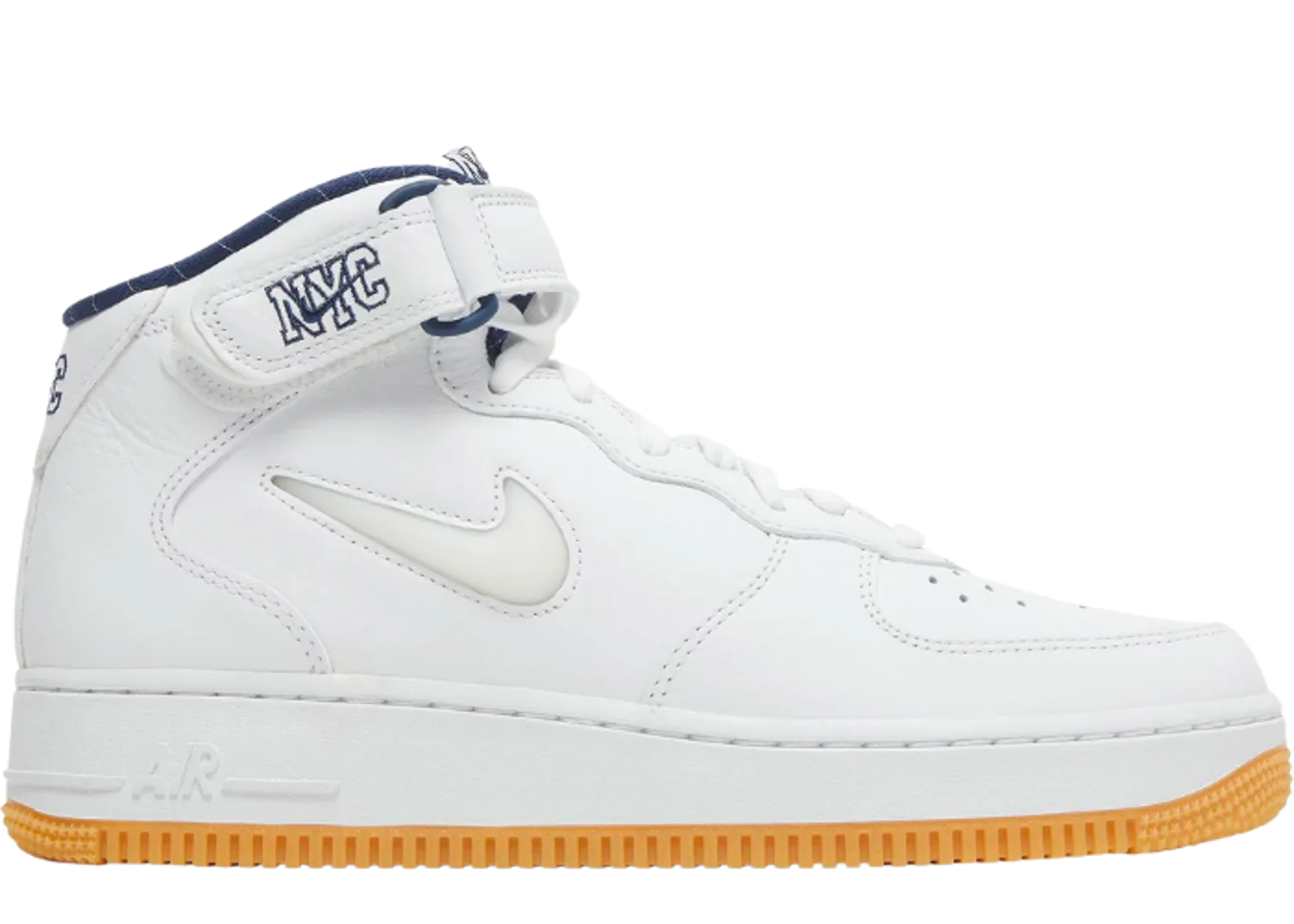 Nike Air Force 1 Mid QS Jewel NYC White Midnight Navy