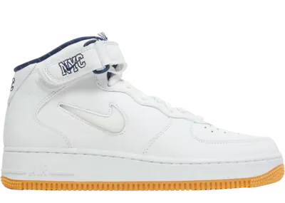 Nike Air Force 1 Mid QS Jewel NYC White Midnight Navy