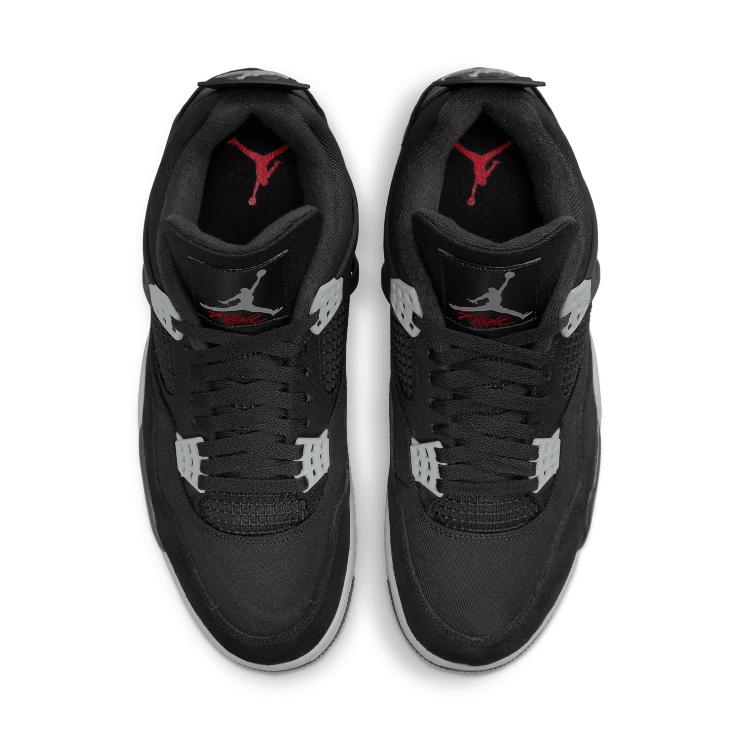 Air Jordan 4 Black Canvas image 3
