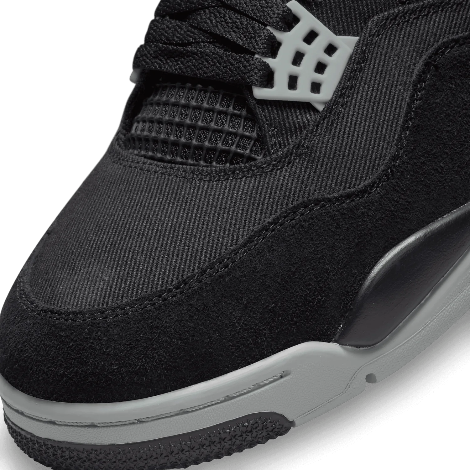 Air Jordan 4 Black Canvas image 6