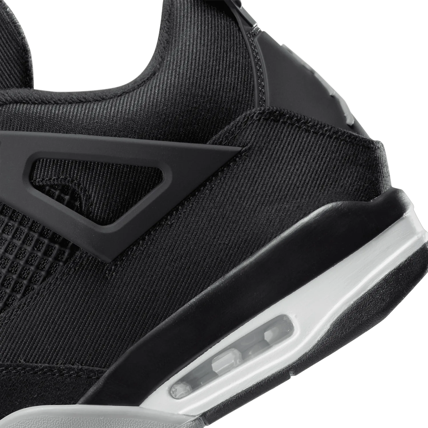 Air Jordan 4 Black Canvas image 7