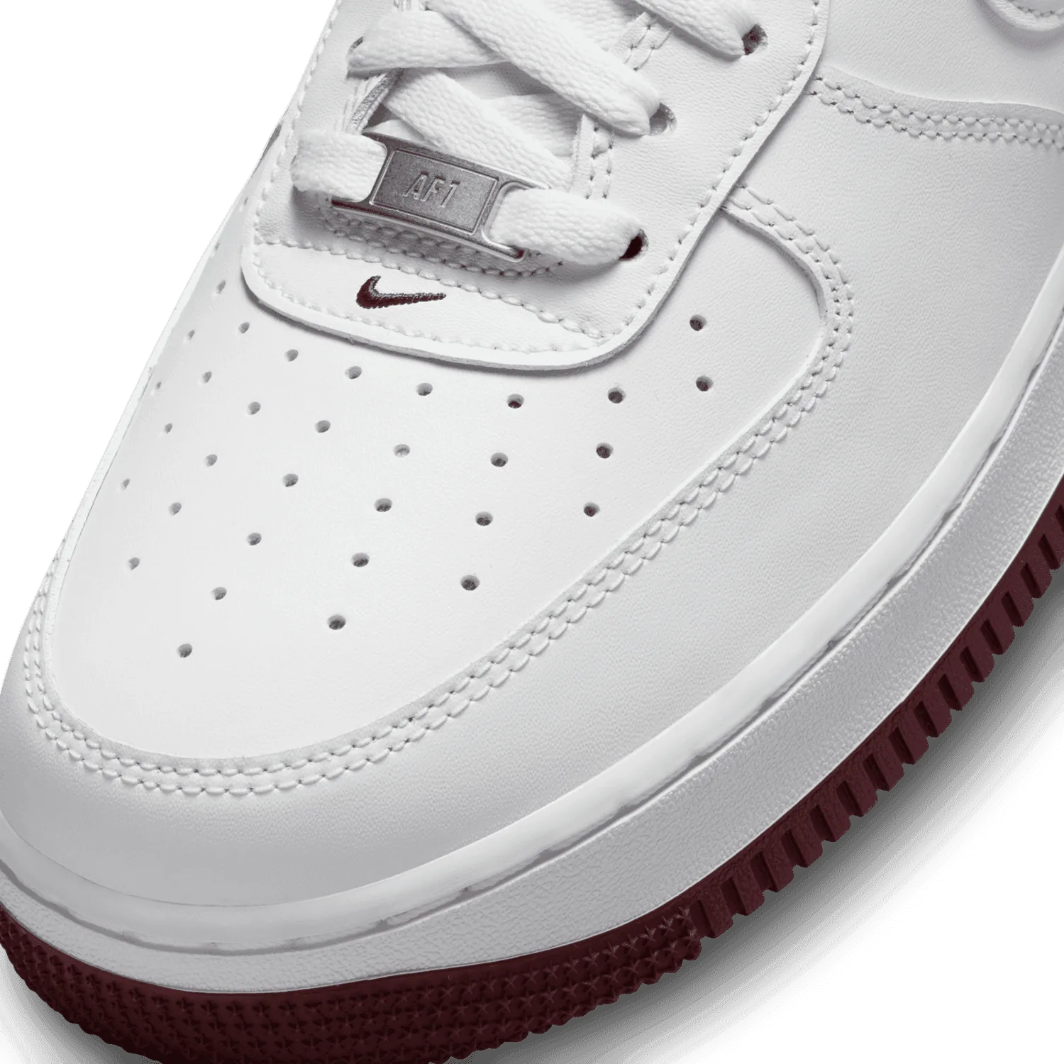 Nike Air Force 1 Low White Dark Beetroot image 6