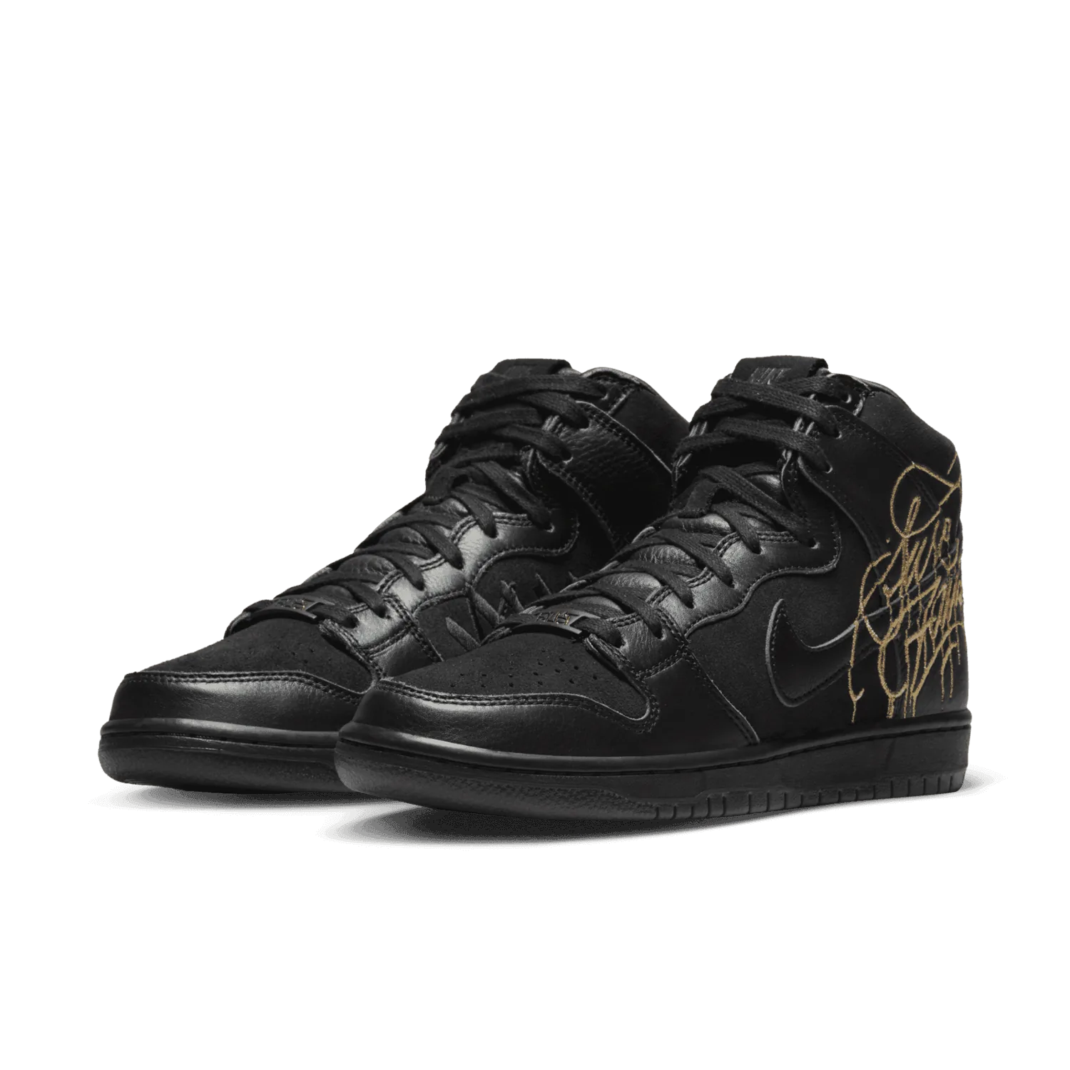 Nike SB Dunk High FAUST Black Gold image 5