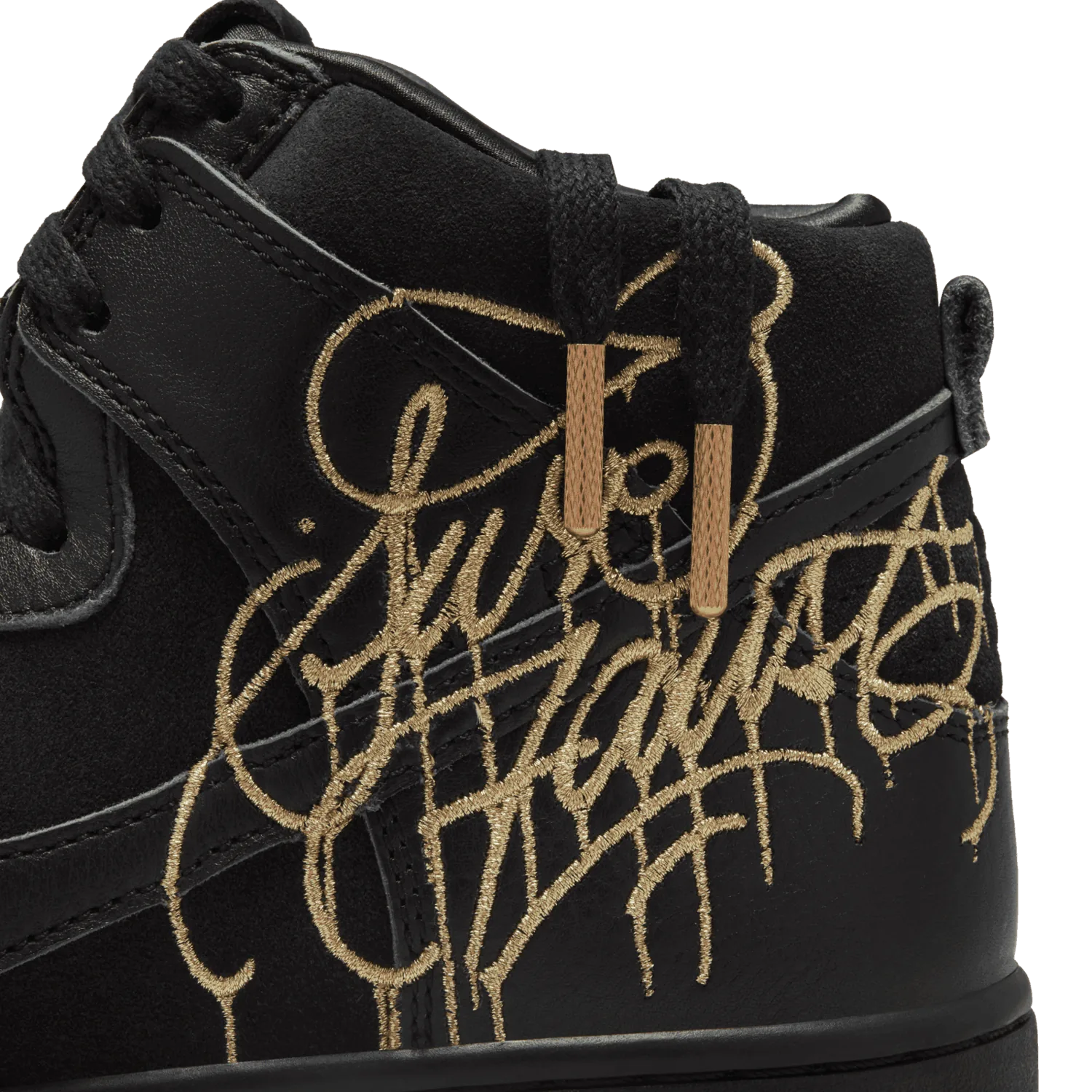 Nike SB Dunk High FAUST Black Gold image 9