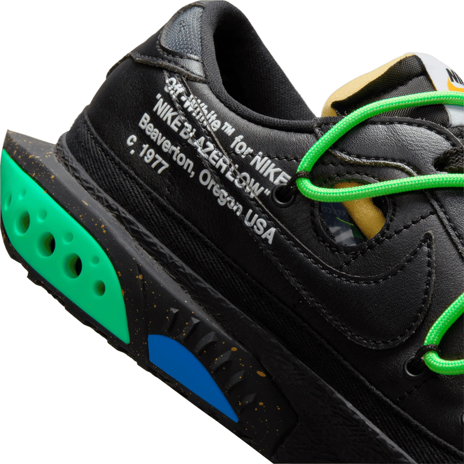 Nike Blazer Low 77 Off-White Electro Green image 11