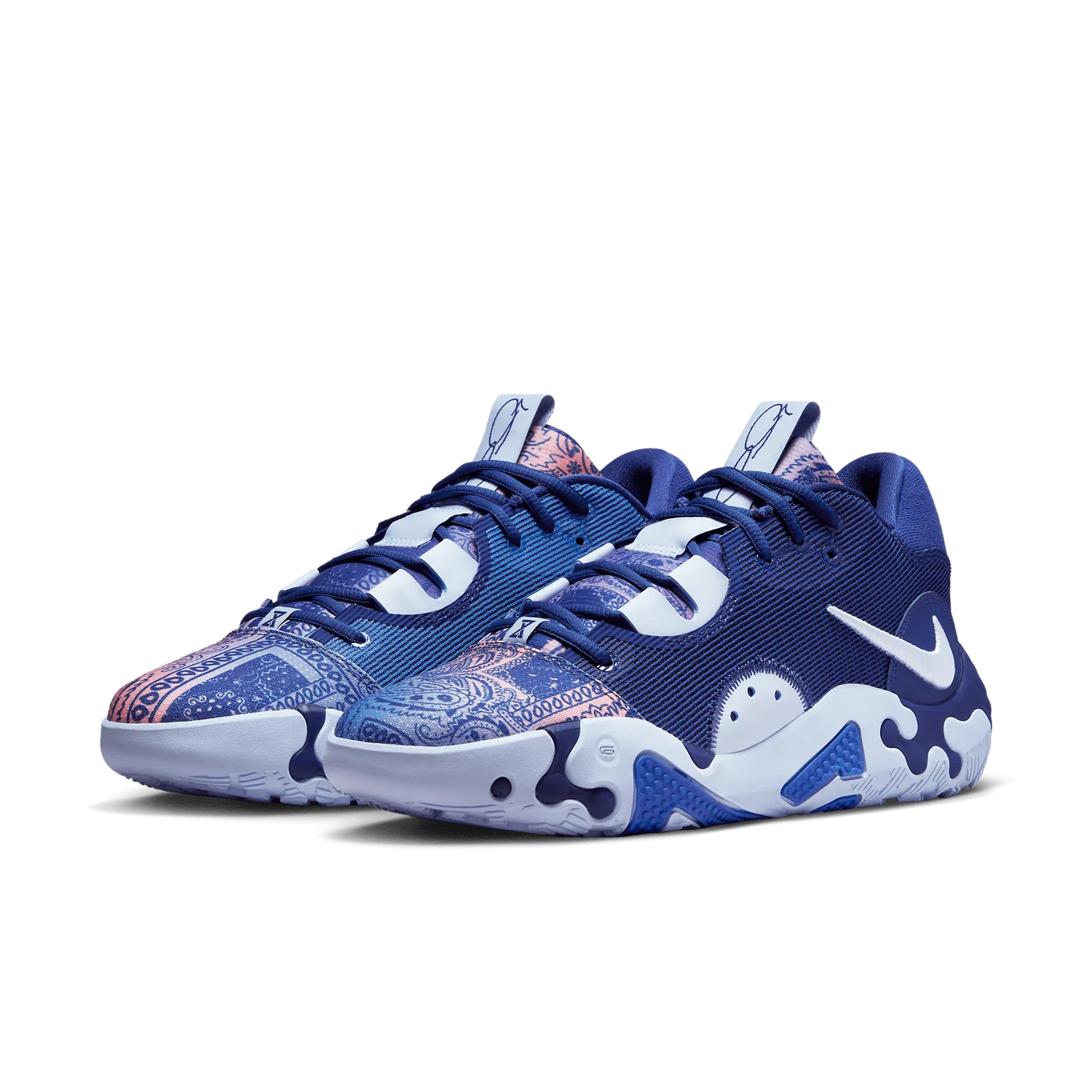 Nike PG 6 Blue Paisley image 4
