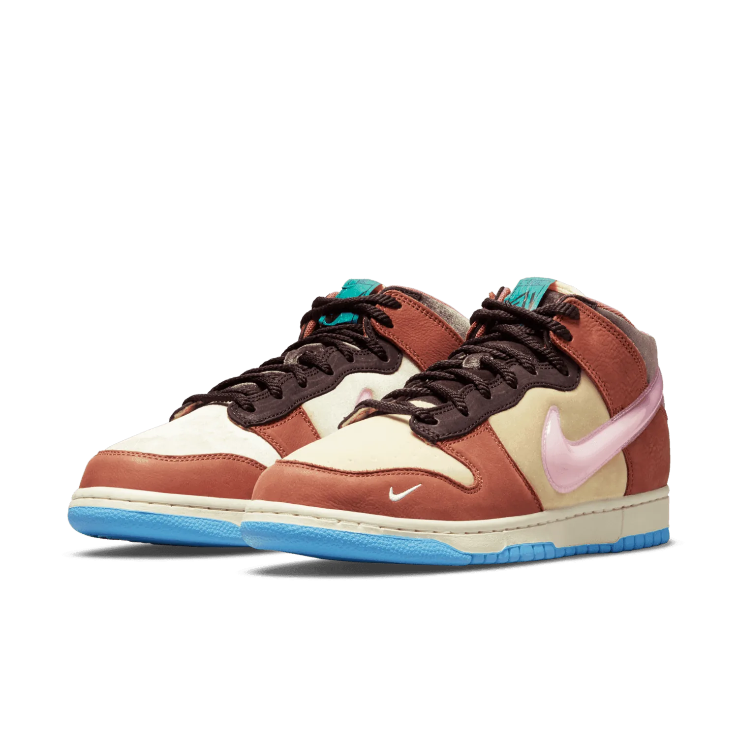 Nike Dunk Mid Social Status Milk Carton Burnt Brown image 9
