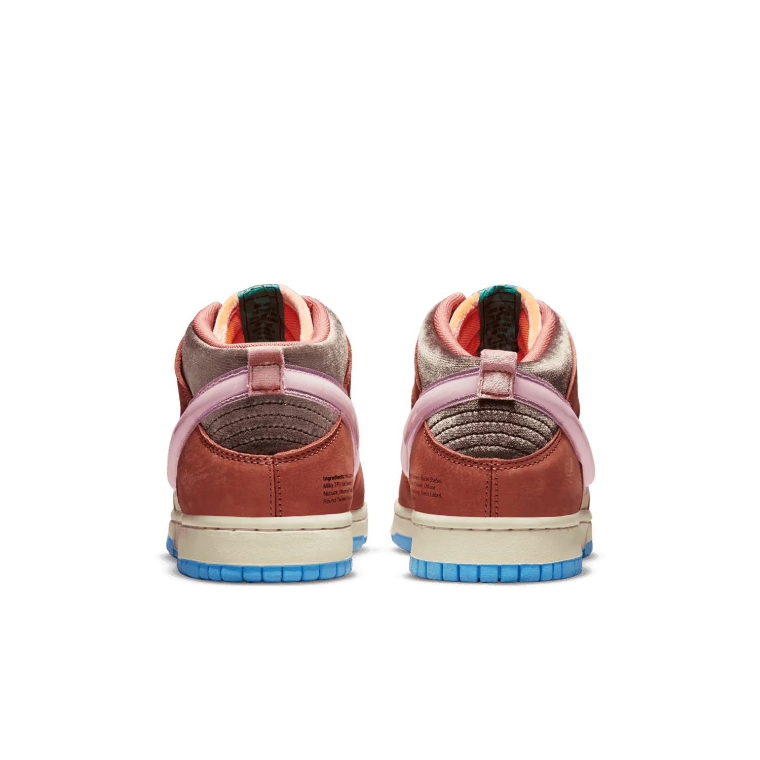 Nike Dunk Mid Social Status Milk Carton Burnt Brown image 10