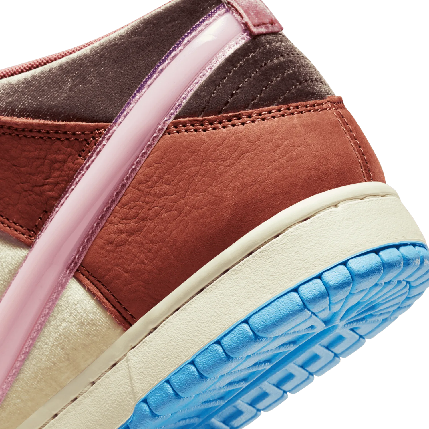 Nike Dunk Mid Social Status Milk Carton Burnt Brown image 12