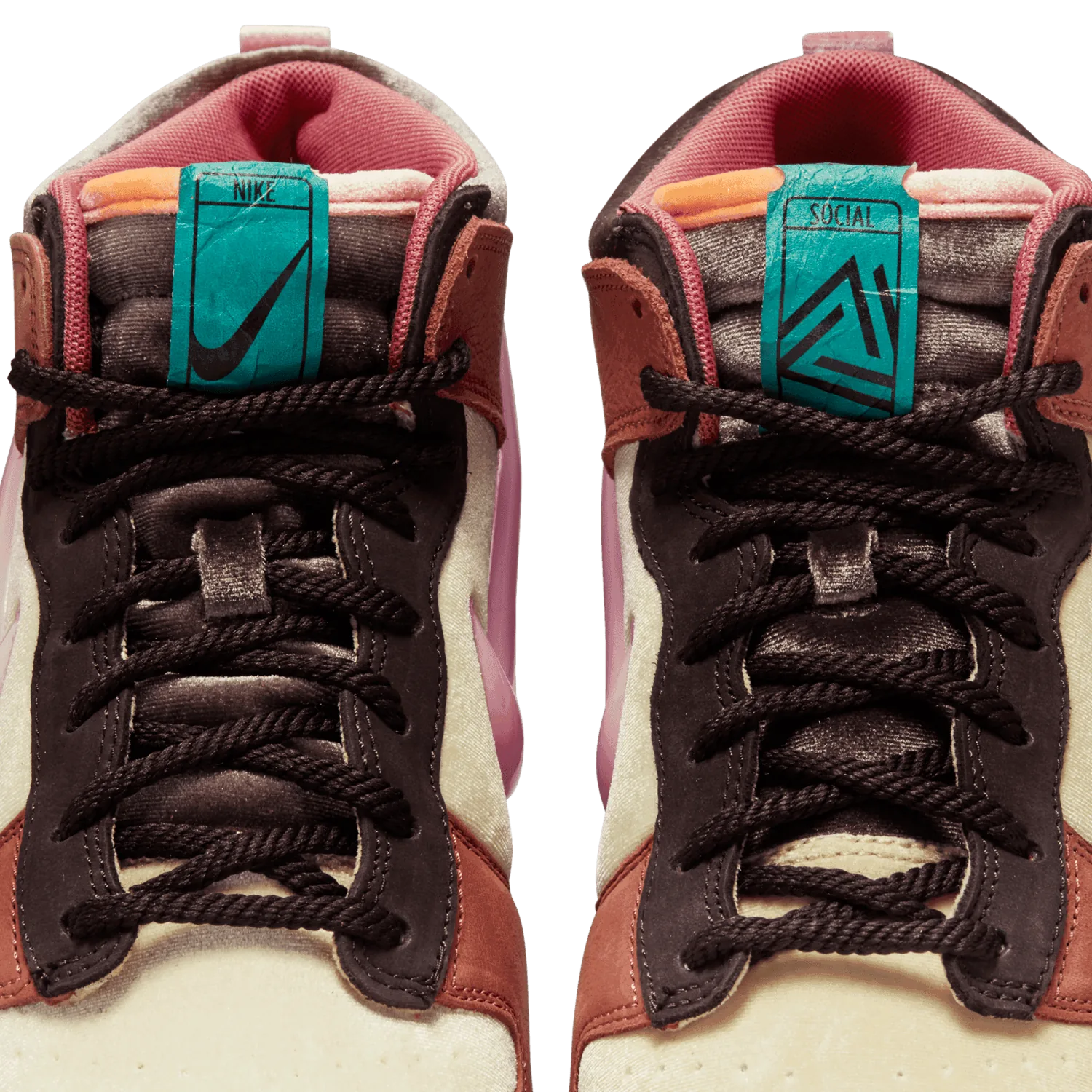 Nike Dunk Mid Social Status Milk Carton Burnt Brown image 13