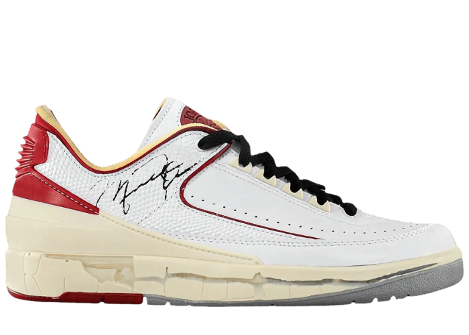 Air Jordan 2 Retro Low SP Off-White White Red