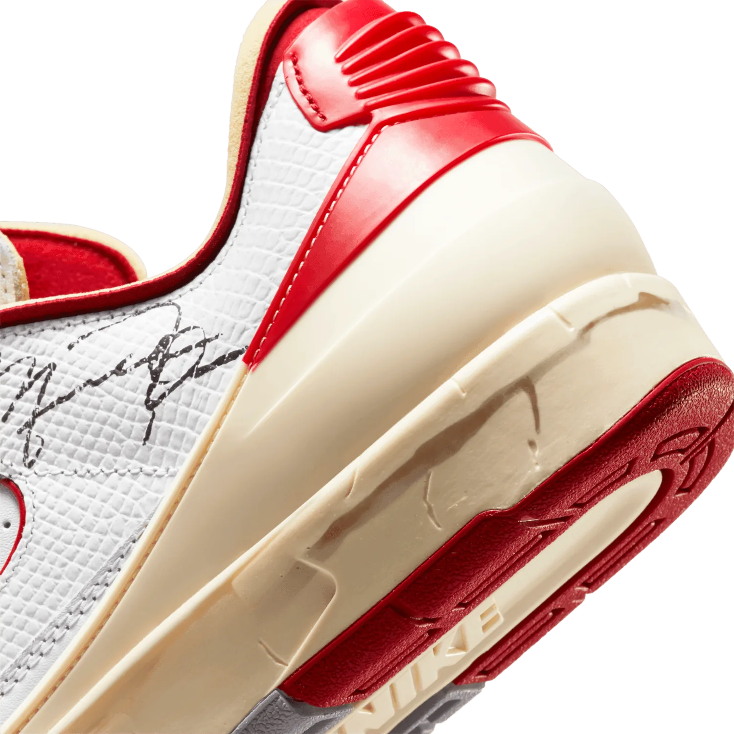 Air Jordan 2 Retro Low SP Off-White White Red image 11