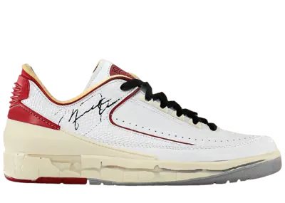 Air Jordan 2 Retro Low SP Off-White White Red