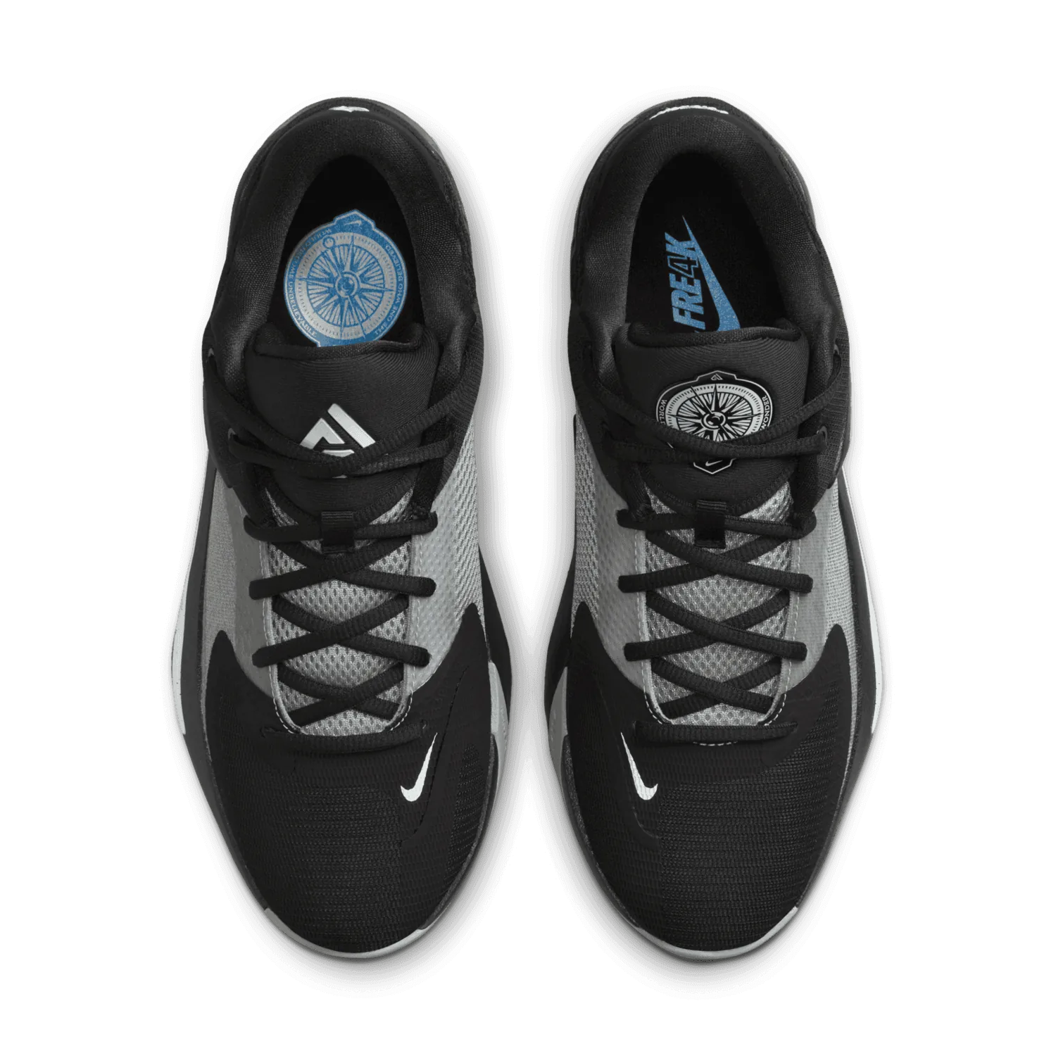 Nike Zoom Freak 4 Black Light Smoke Grey image 3