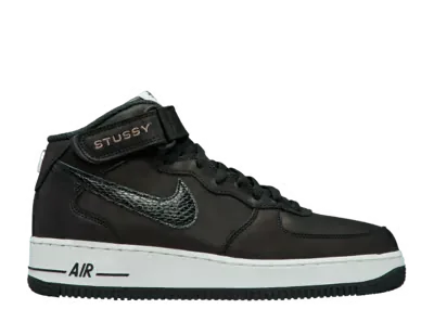 Nike Air Force 1 Mid Stussy Black White