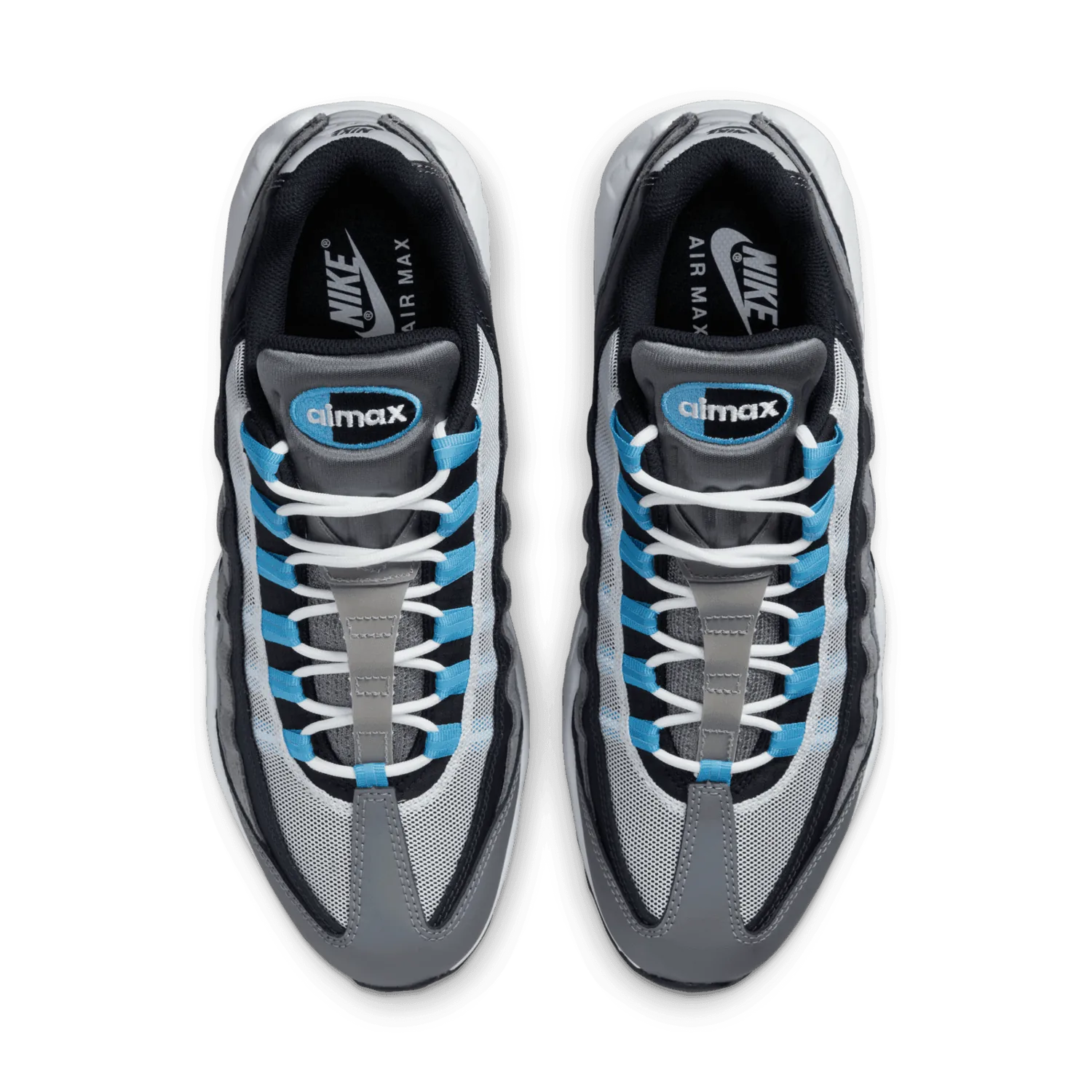 Nike Air Max 95 Cool Grey University Blue Dark Obsidian image 5