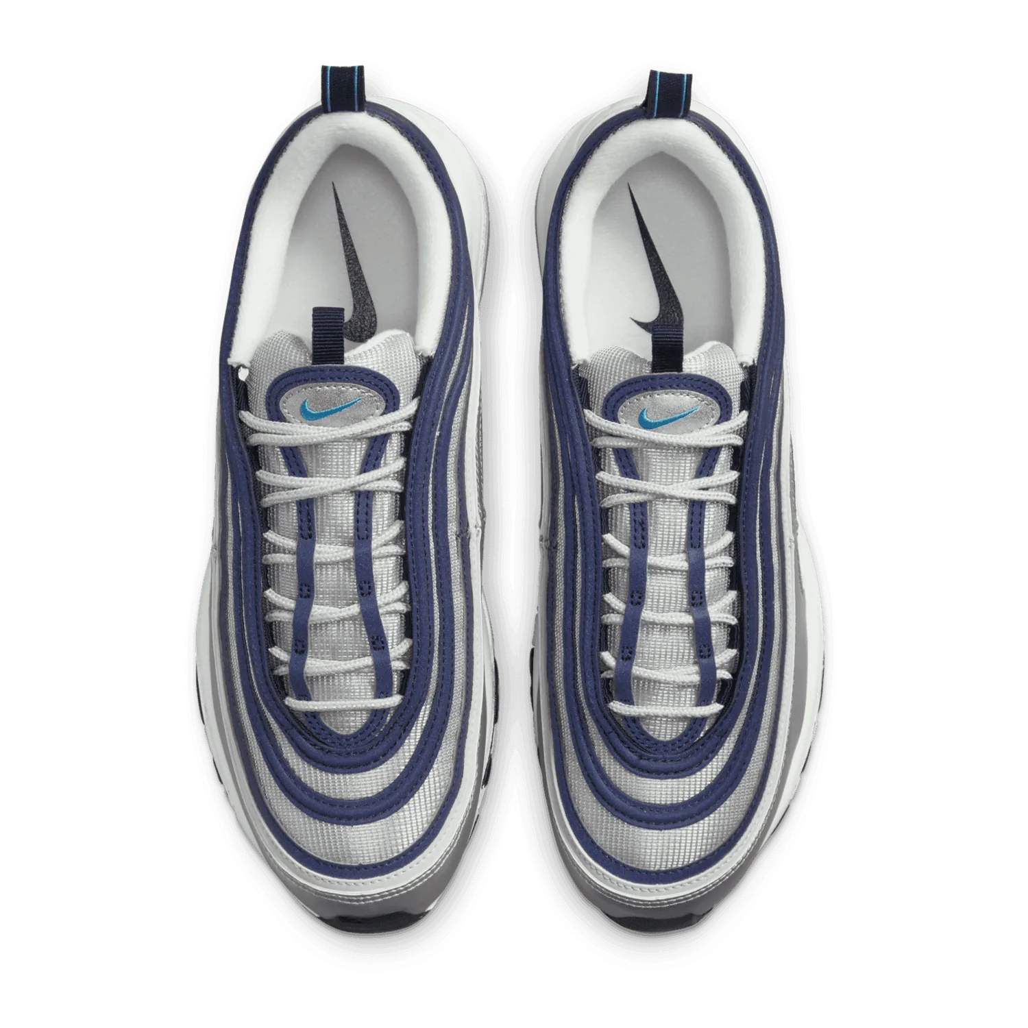 Nike Air Max 97 Metallic Silver Chlorine Blue image 5