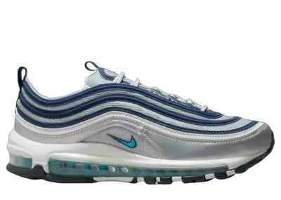 Nike Air Max 97 Metallic Silver Chlorine Blue