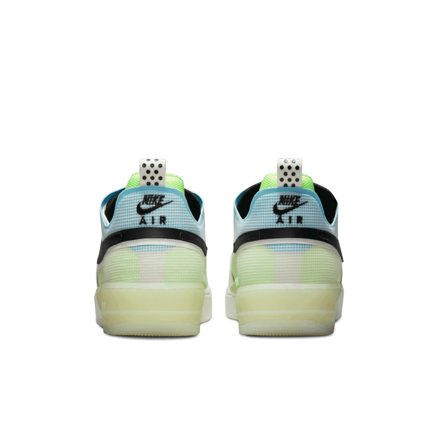 Nike Air Force 1 React White Ghost Green Blue Chill image 5
