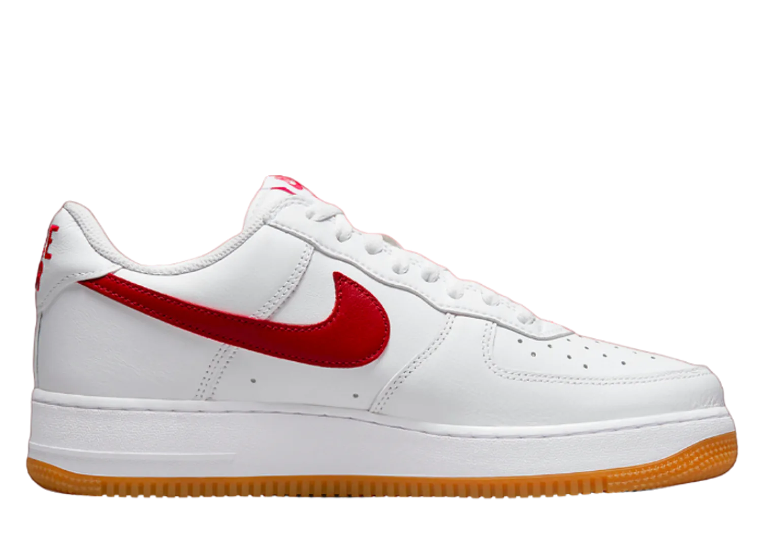 Nike Air Force 1 Low Anniversary Edition White Red Gum