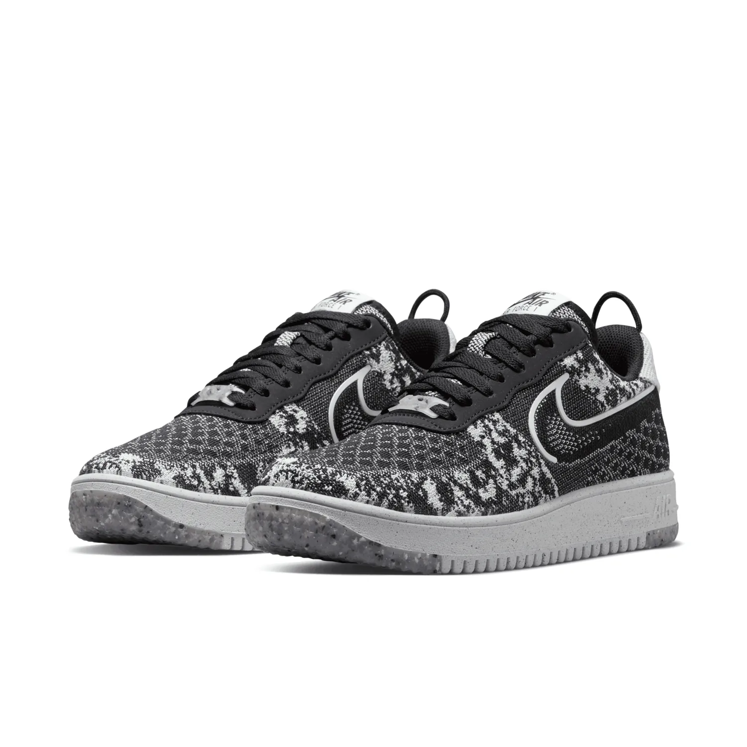 Nike Air Force 1 Crater Flyknit NN Black Pure Platinum image 5