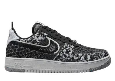 Nike Air Force 1 Crater Flyknit NN Black Pure Platinum