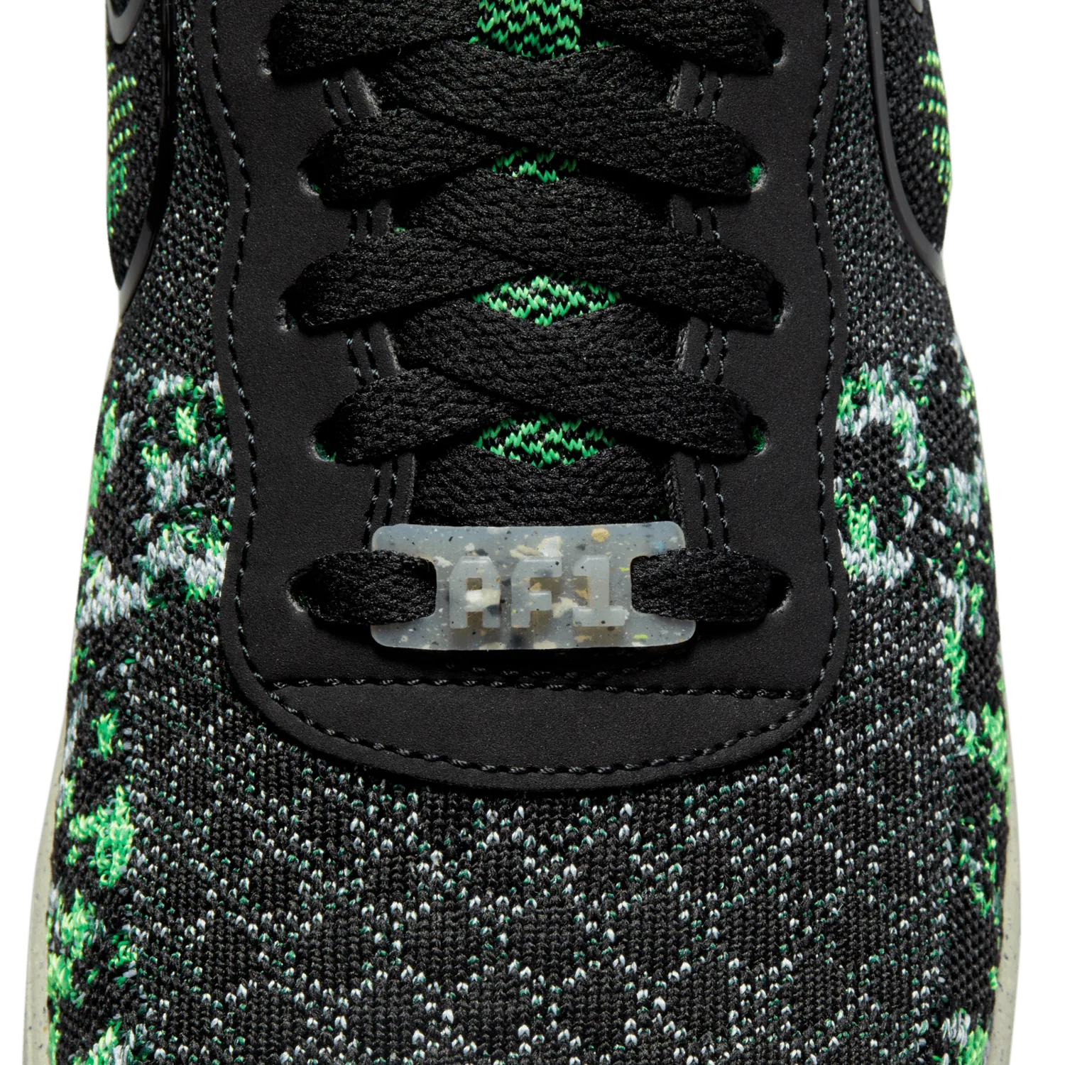 Nike Air Force 1 Crater Flyknit NN Black Scream Green image 7