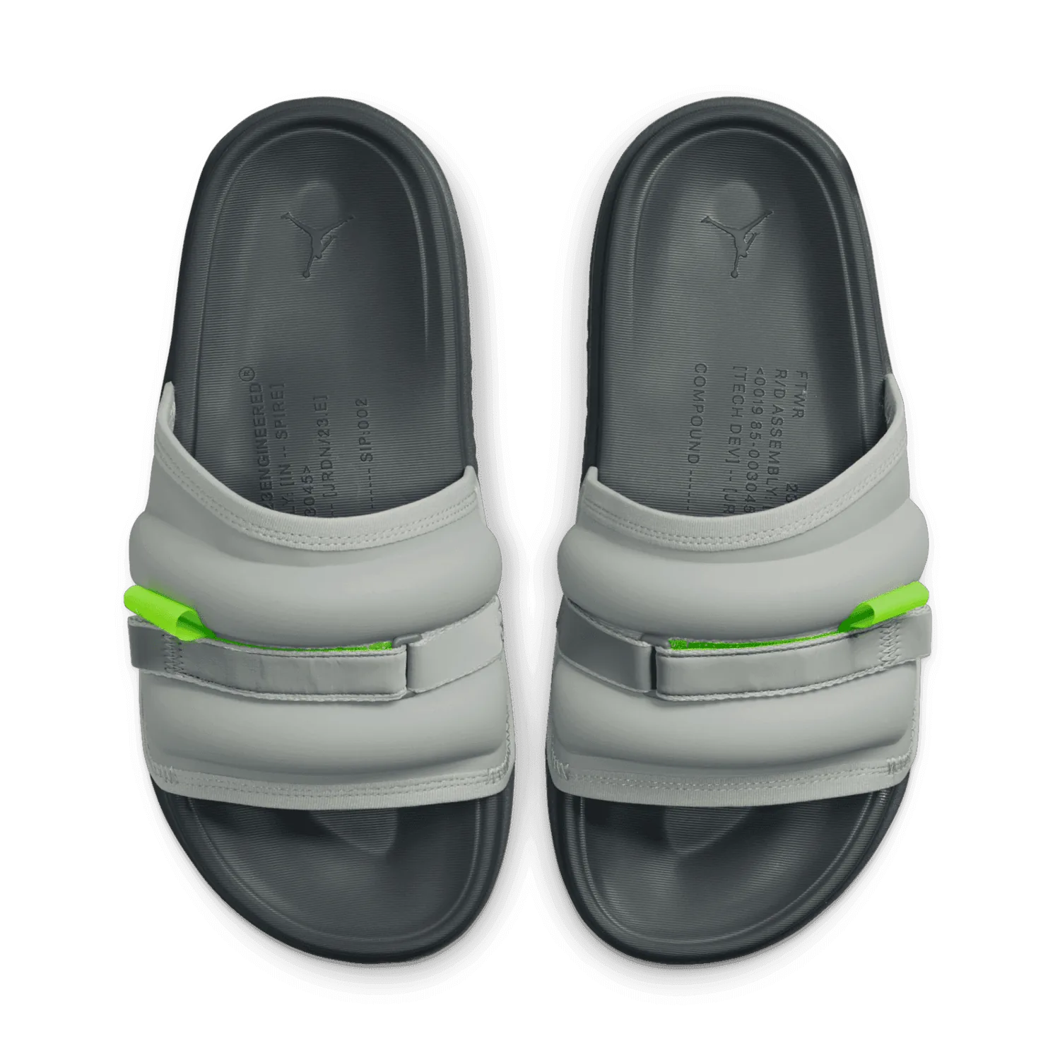 Jordan Super Play Slides in Grey image 3