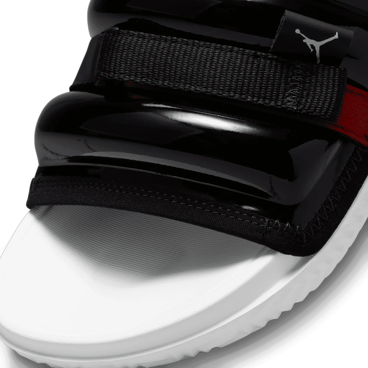 Jordan Super Play Slides in Black image 4