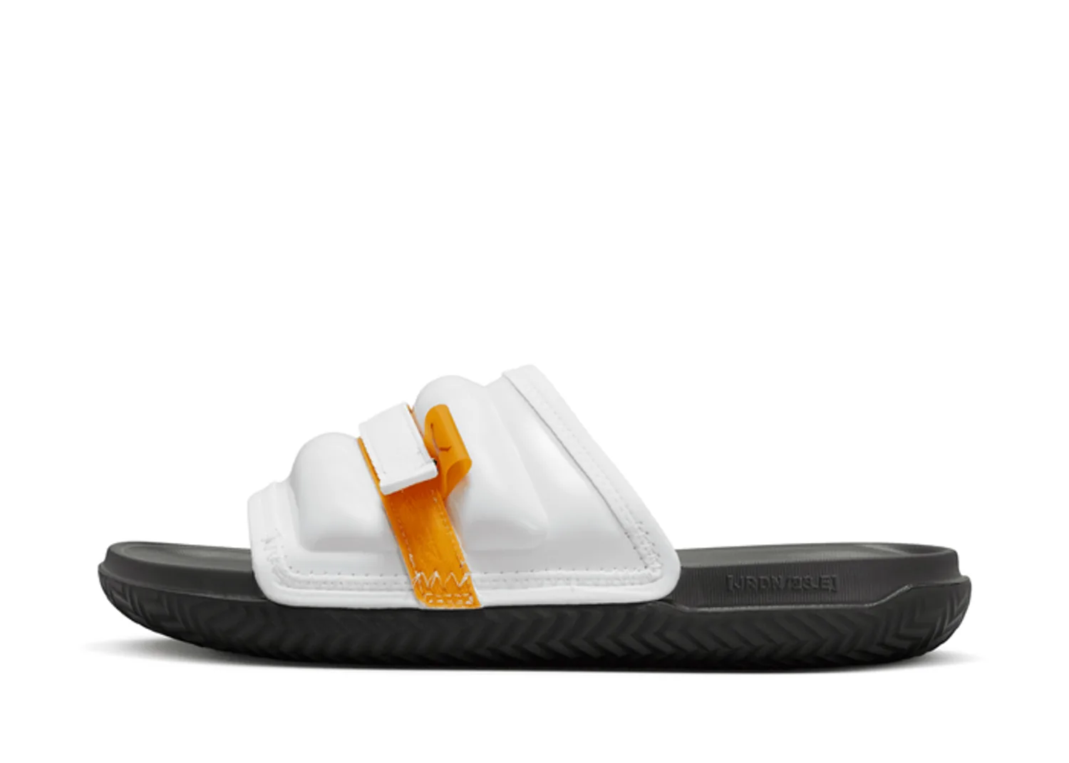 Jordan Super Play Slides in White