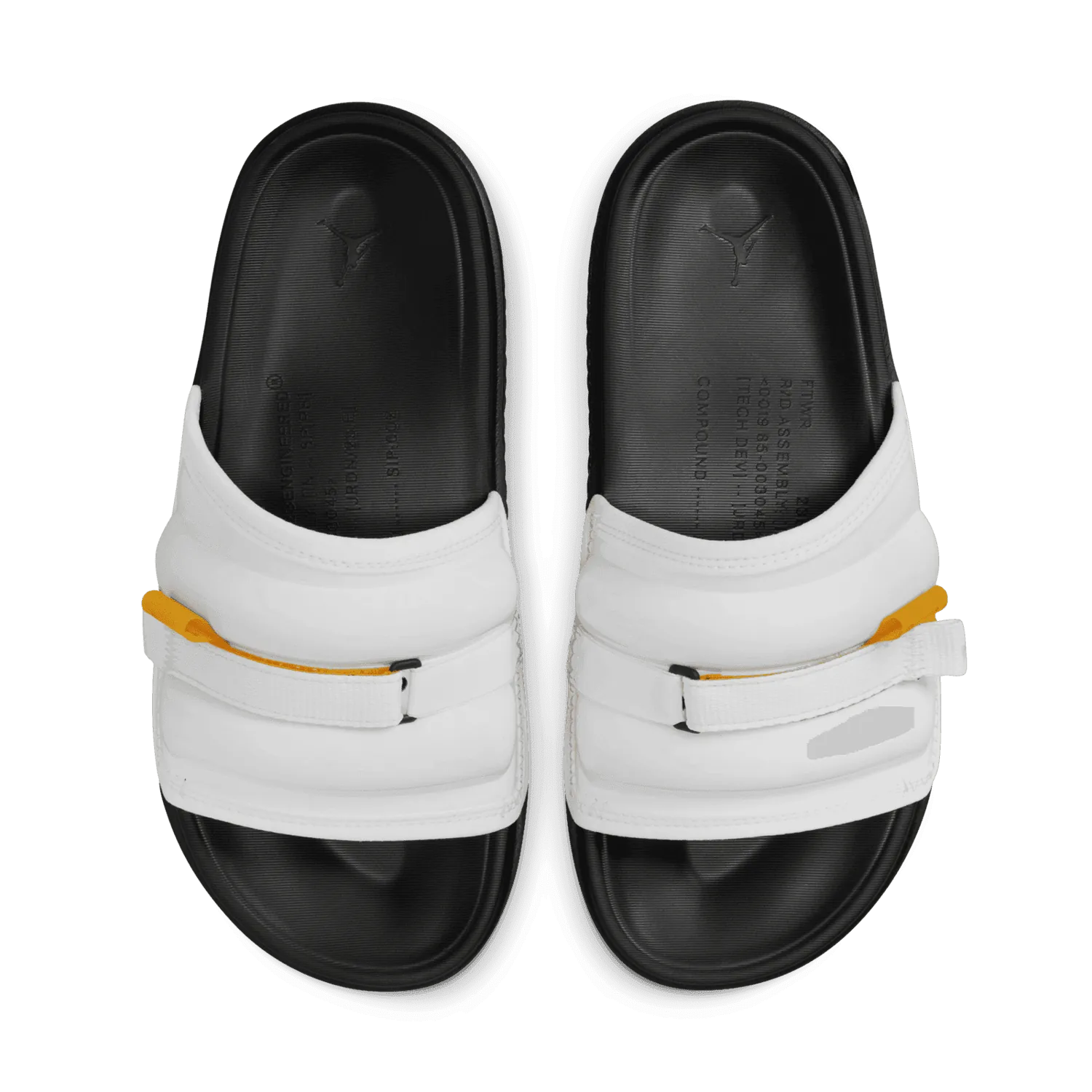 Jordan Super Play Slides in White image 4