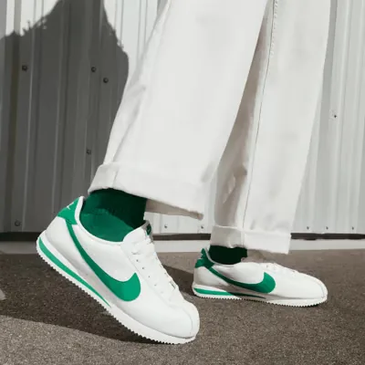 Nike Cortez White Green