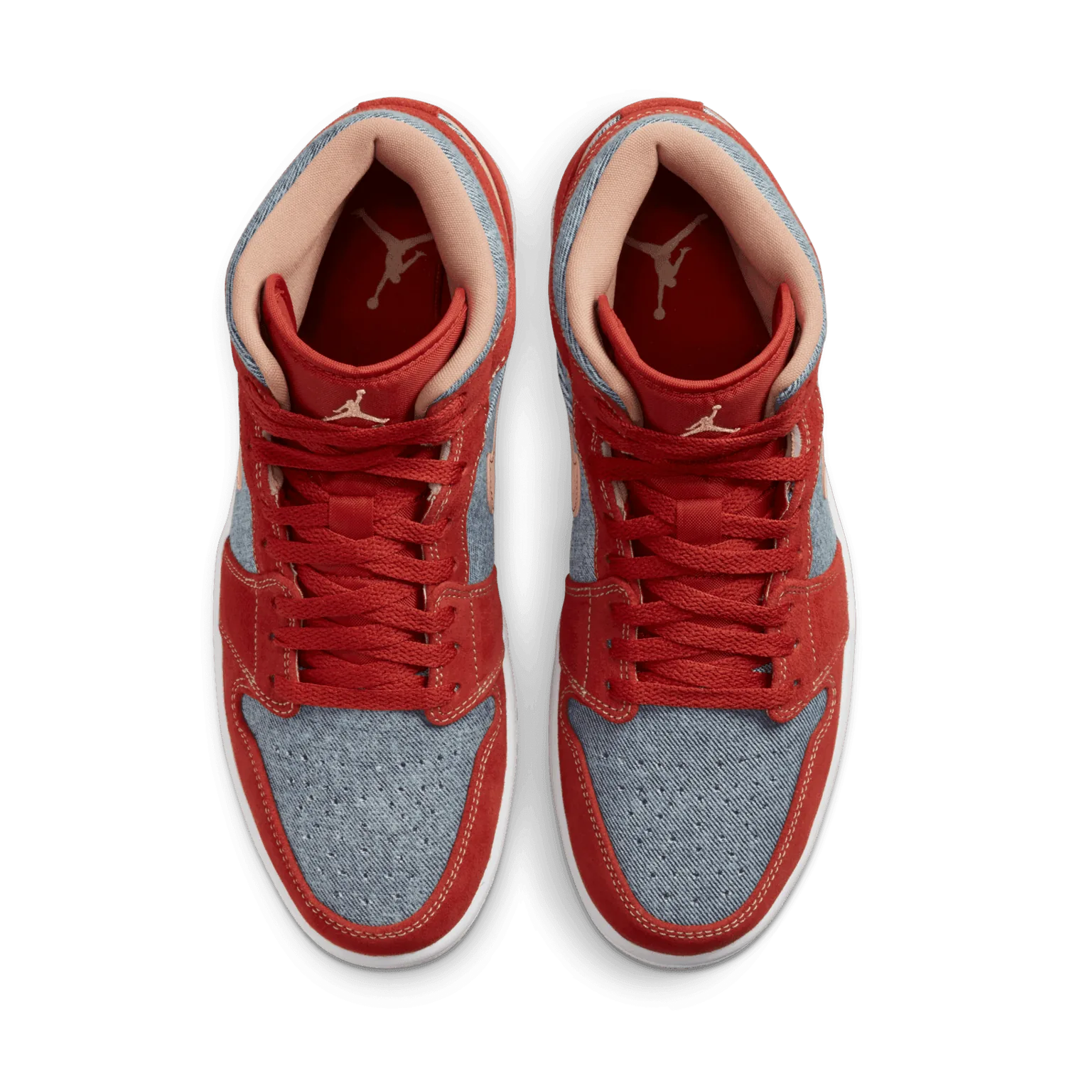 Jordan 1 Mid Denim Red image 3