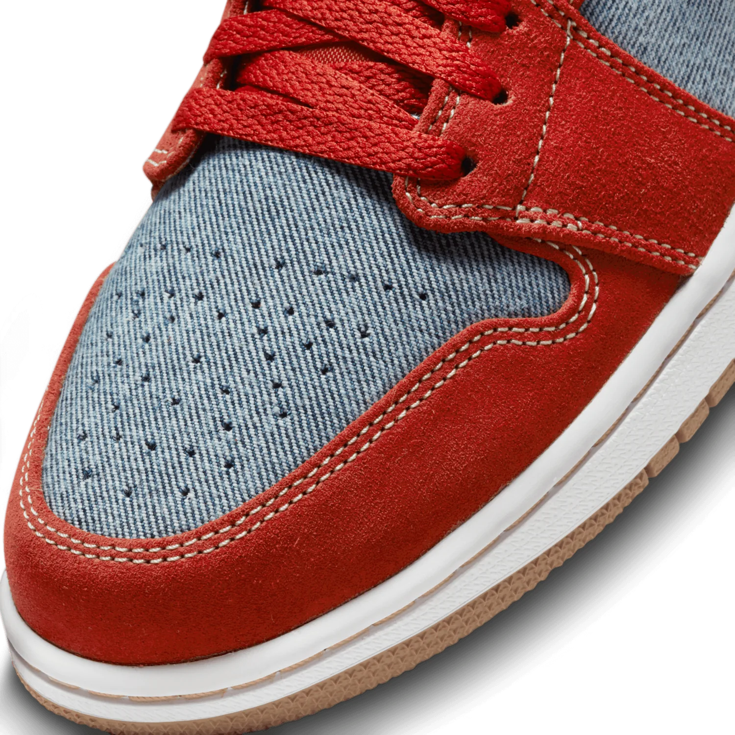 Jordan 1 Mid Denim Red image 6