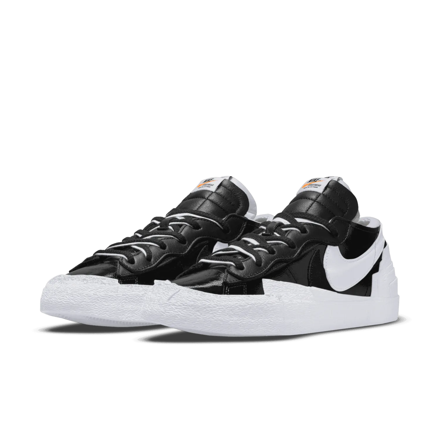 Nike Blazer Low Sacai Black Patent image 6
