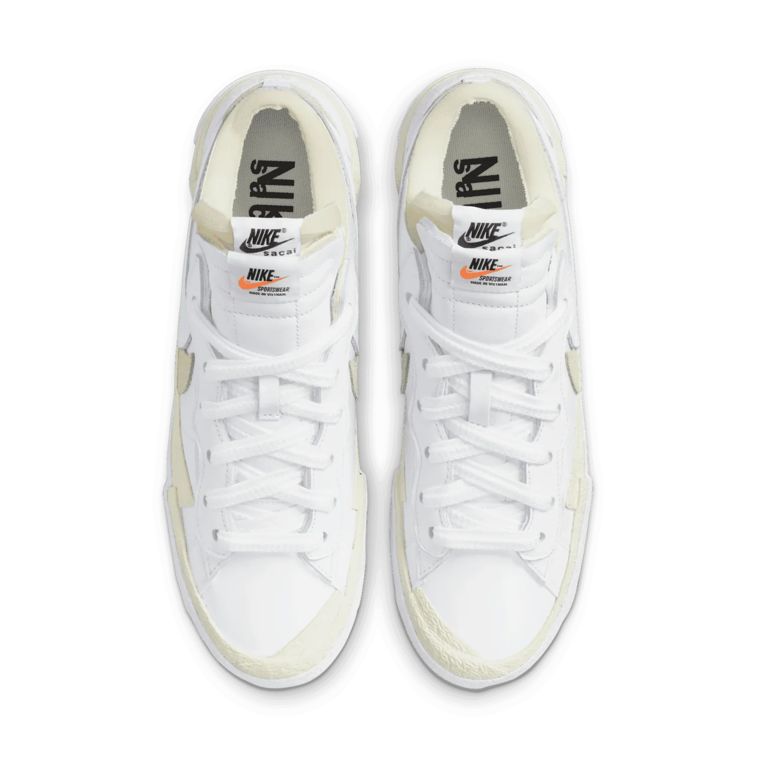Nike Blazer Low sacai White Grey image 5