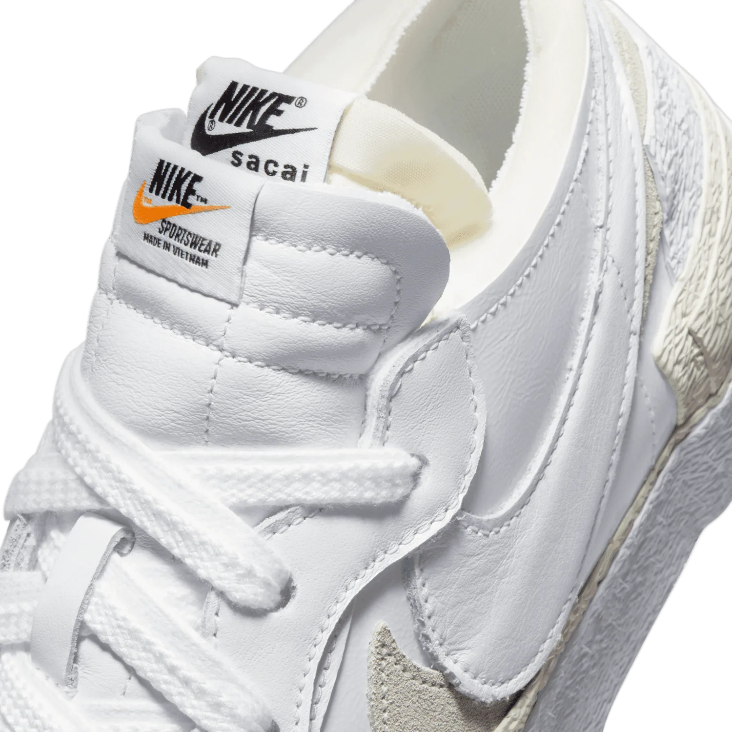 Nike Blazer Low sacai White Grey image 10