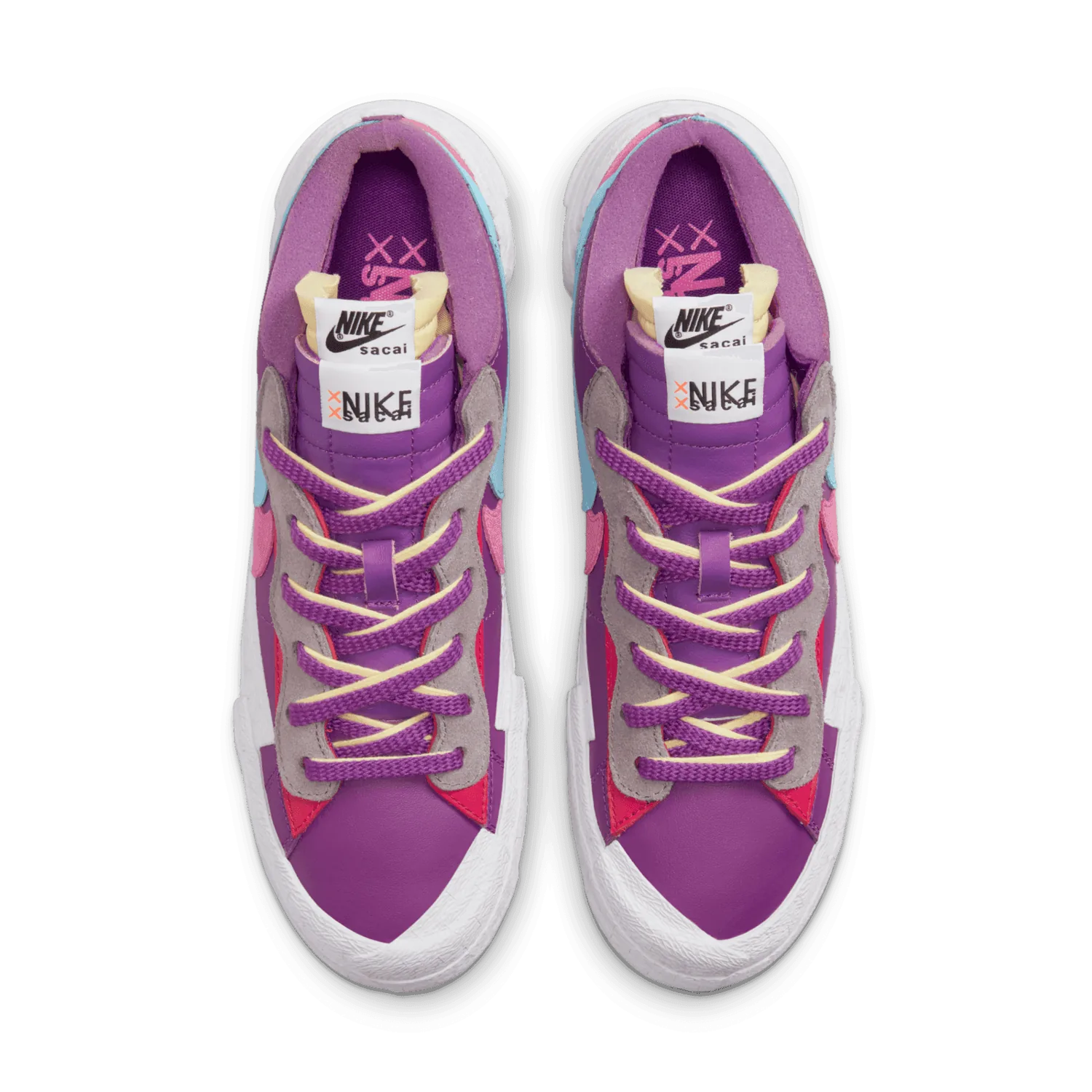 Nike Blazer Low sacai KAWS Purple image 4