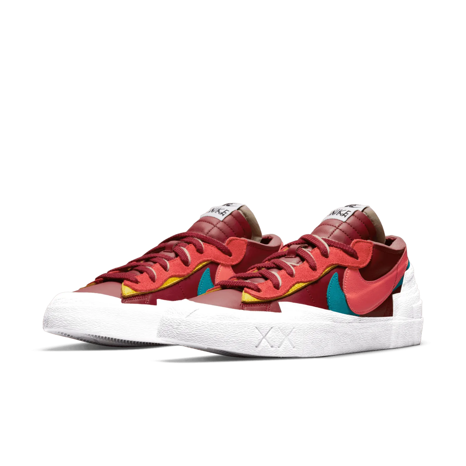 Nike Blazer Low sacai KAWS Red image 8