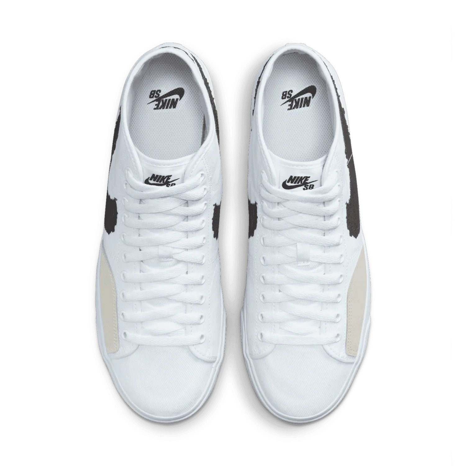 Nike SB Blazer Court Mid PRM White Black image 3