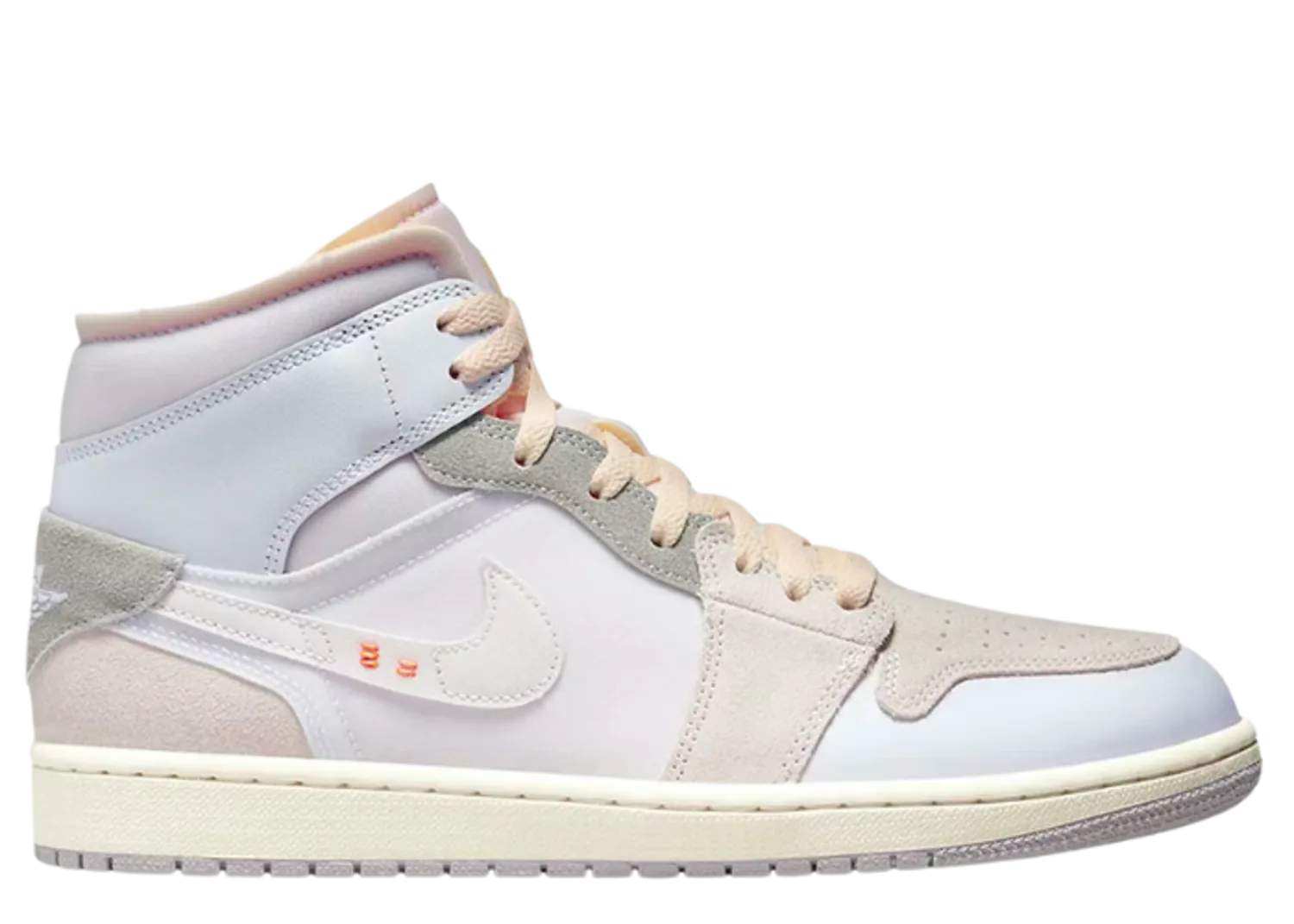 Jordan 1 Mid SE Craft Inside Out White Grey