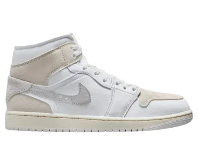 Air Jordan 1 Mid SE Craft White Light Orewood Brown