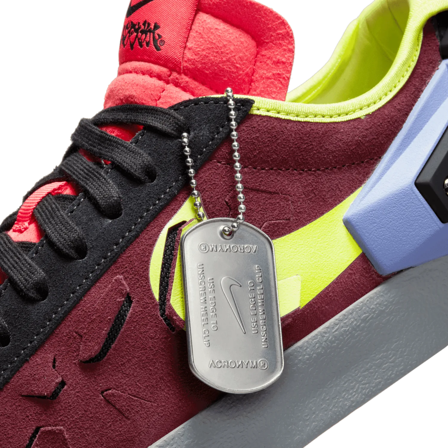 Nike Blazer Low ACRONYM Night Maroon image 5