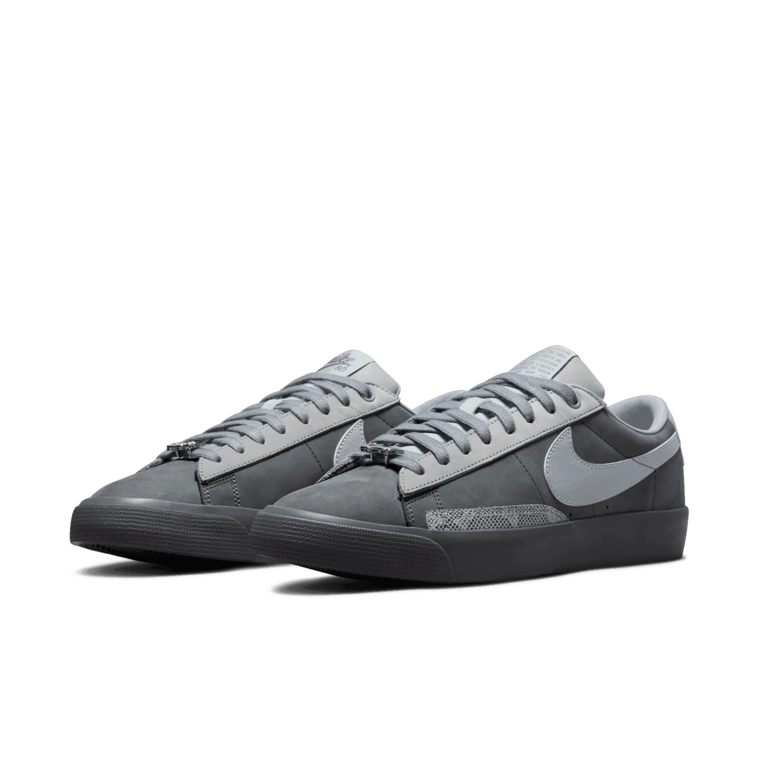 Nike SB Blazer Low FOURTY PERCENT AGAINST RIGHTS Grey image 4
