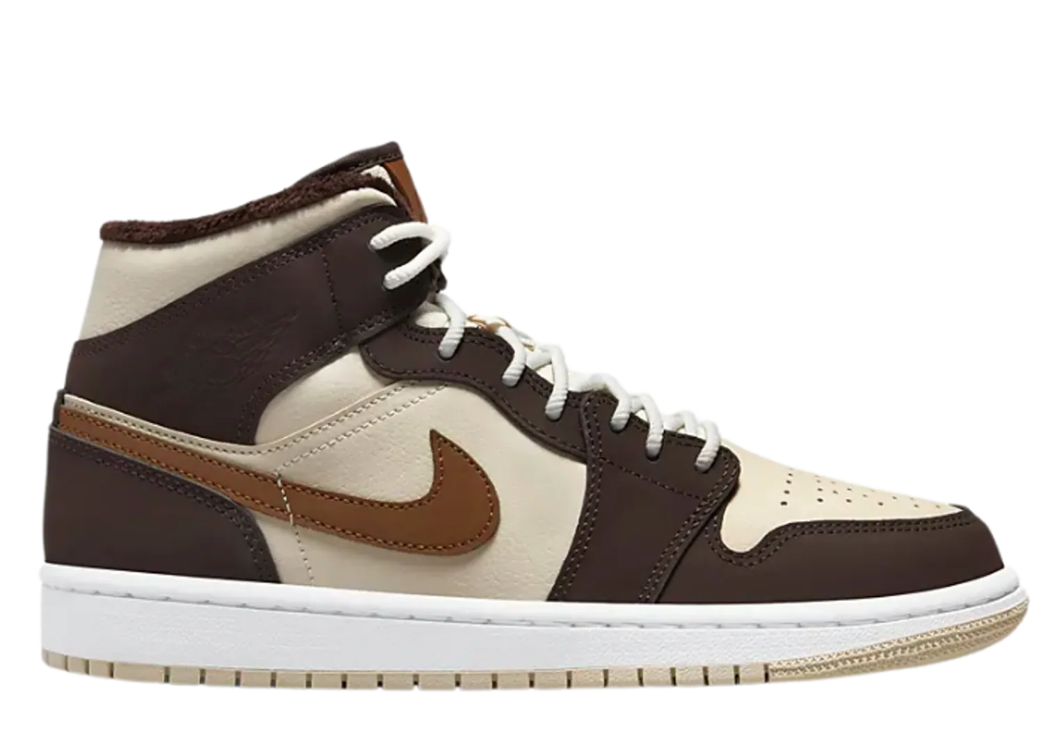 Jordan 1 Mid Brown Fur