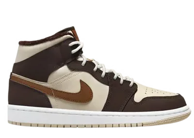 Jordan 1 Mid Brown Fur