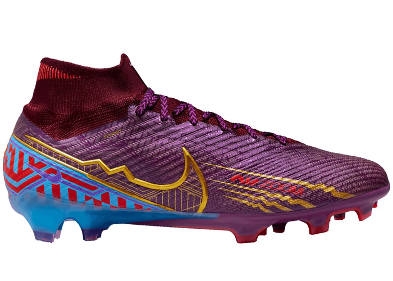 Nike Zoom Superfly 9 Elite KM FG Mbappé Dark Beetroot